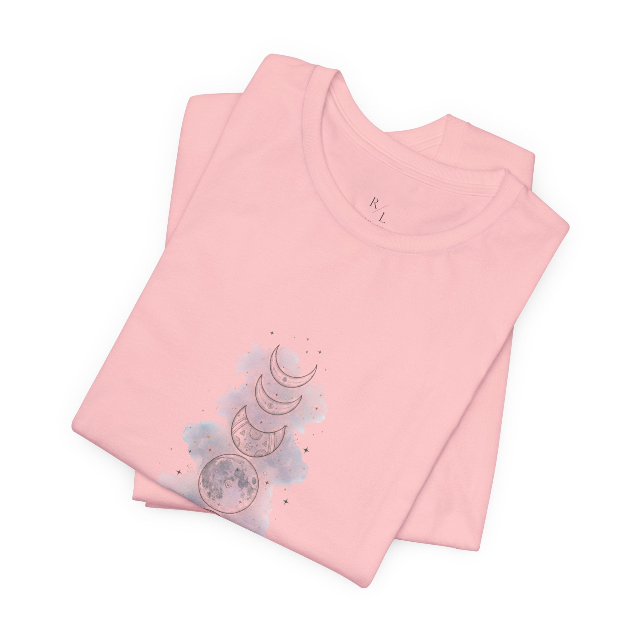 Moon Phase Tee — "This Too Shall Pass" Inspirational Short Sleeve Shirt