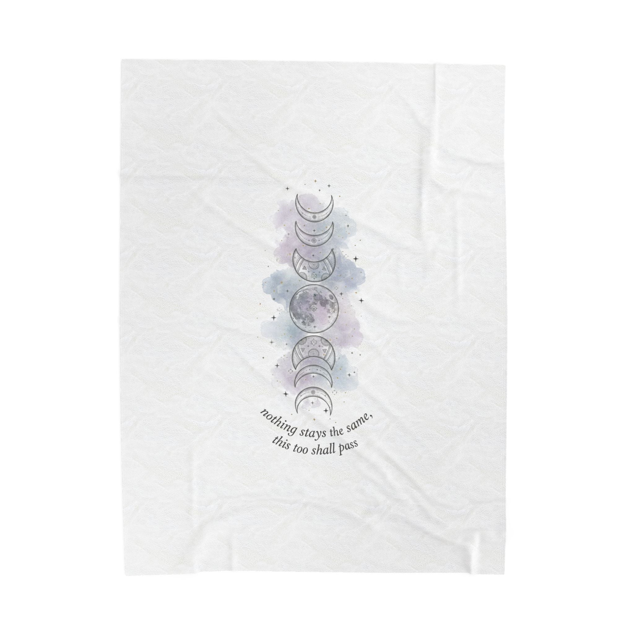 Moon Phase Ritual Blanket | Celestial Wellness, Lunar Cycle Throw