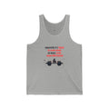 Dark Humor Gym Tank — "Unsubscribe From Adulting" Motivational Workout Tank