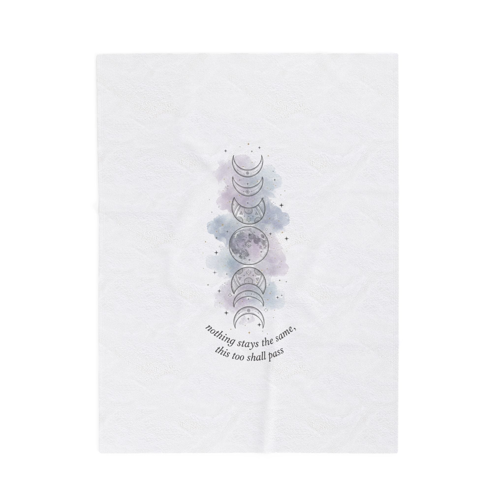 Moon Phase Ritual Blanket | Celestial Wellness, Lunar Cycle Throw