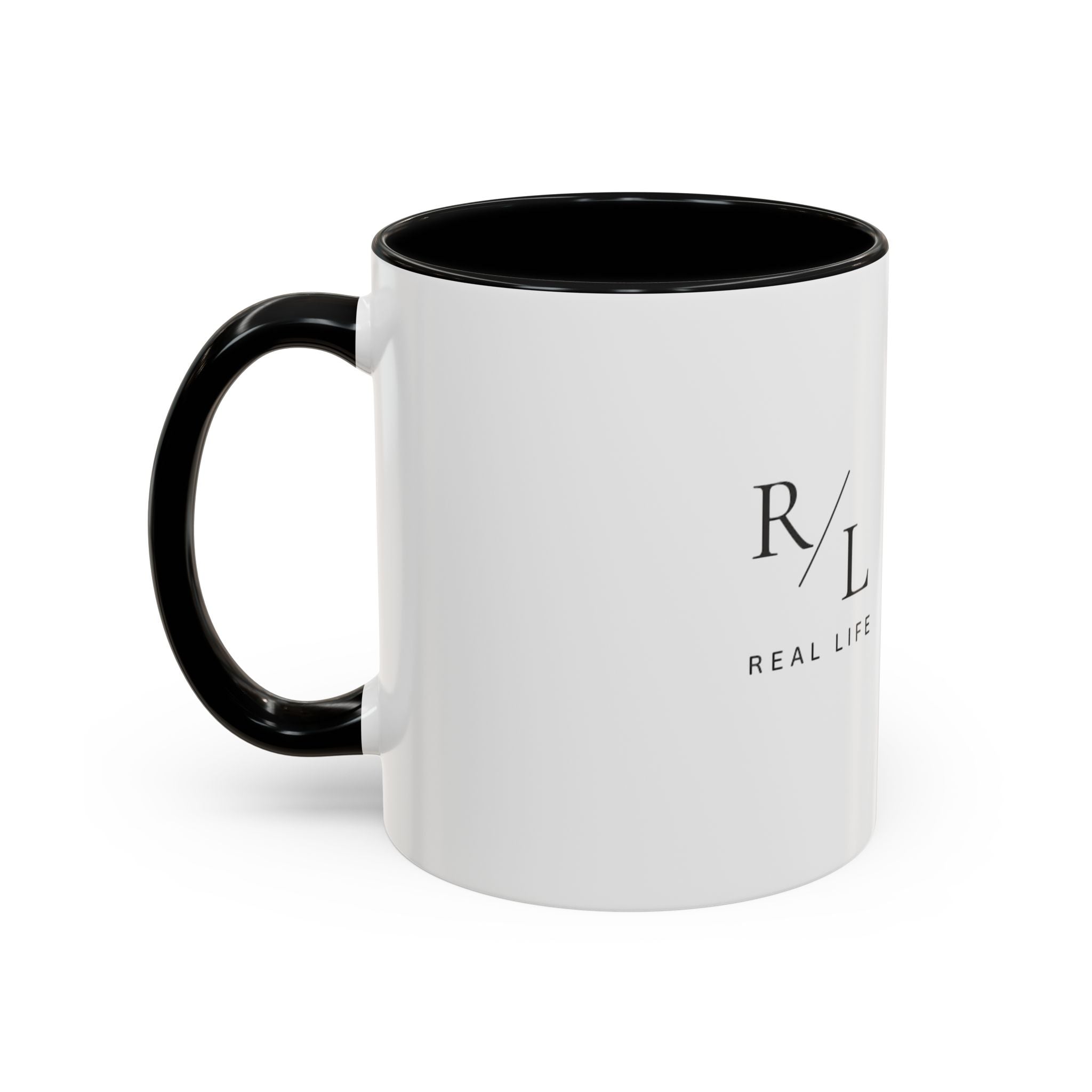 Real Life Unsubscribe Mug — Accent Coffee Mug with Dark-Humor Motivational Logo