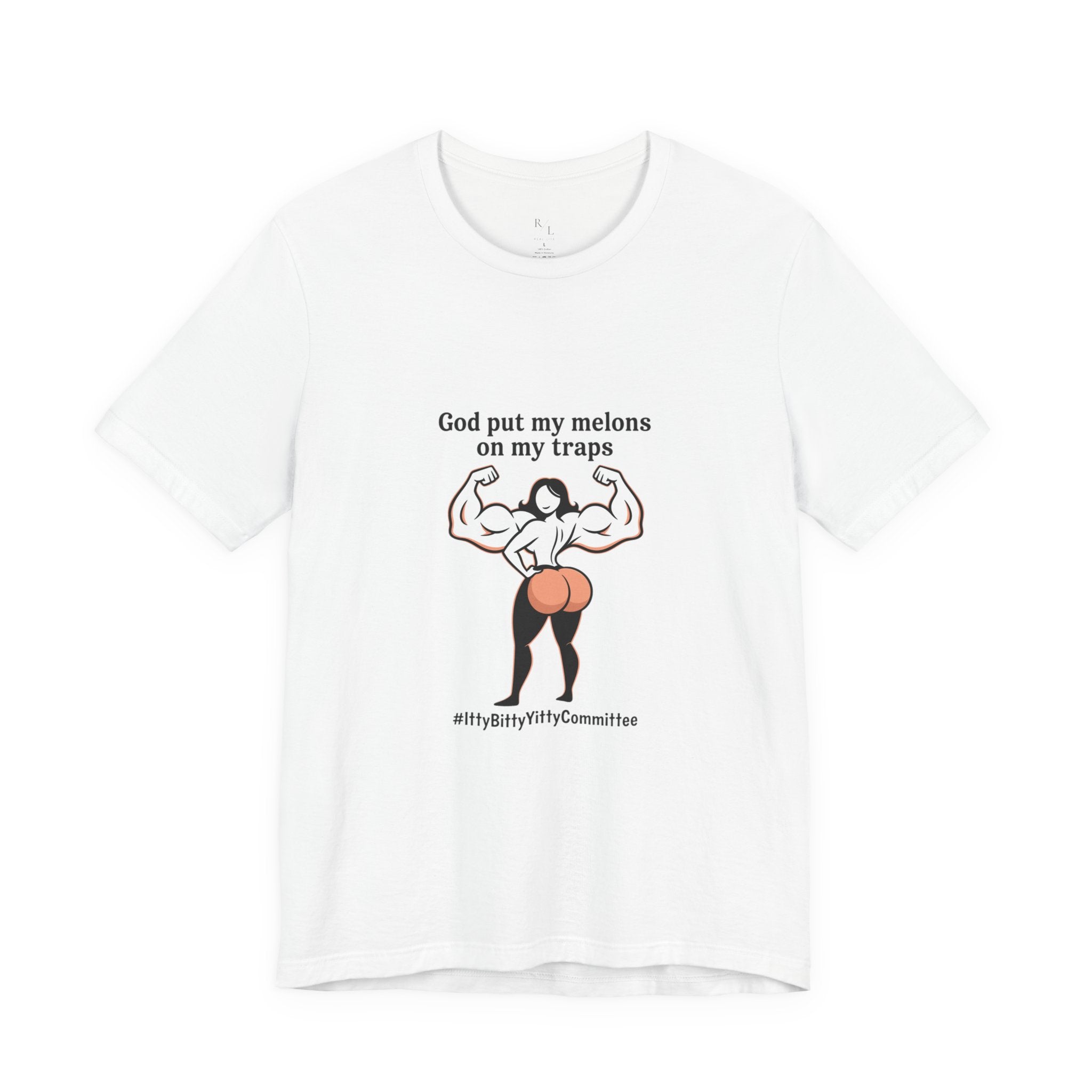 Real Life Motivational Tee — Embrace Your Size; Big Or Small