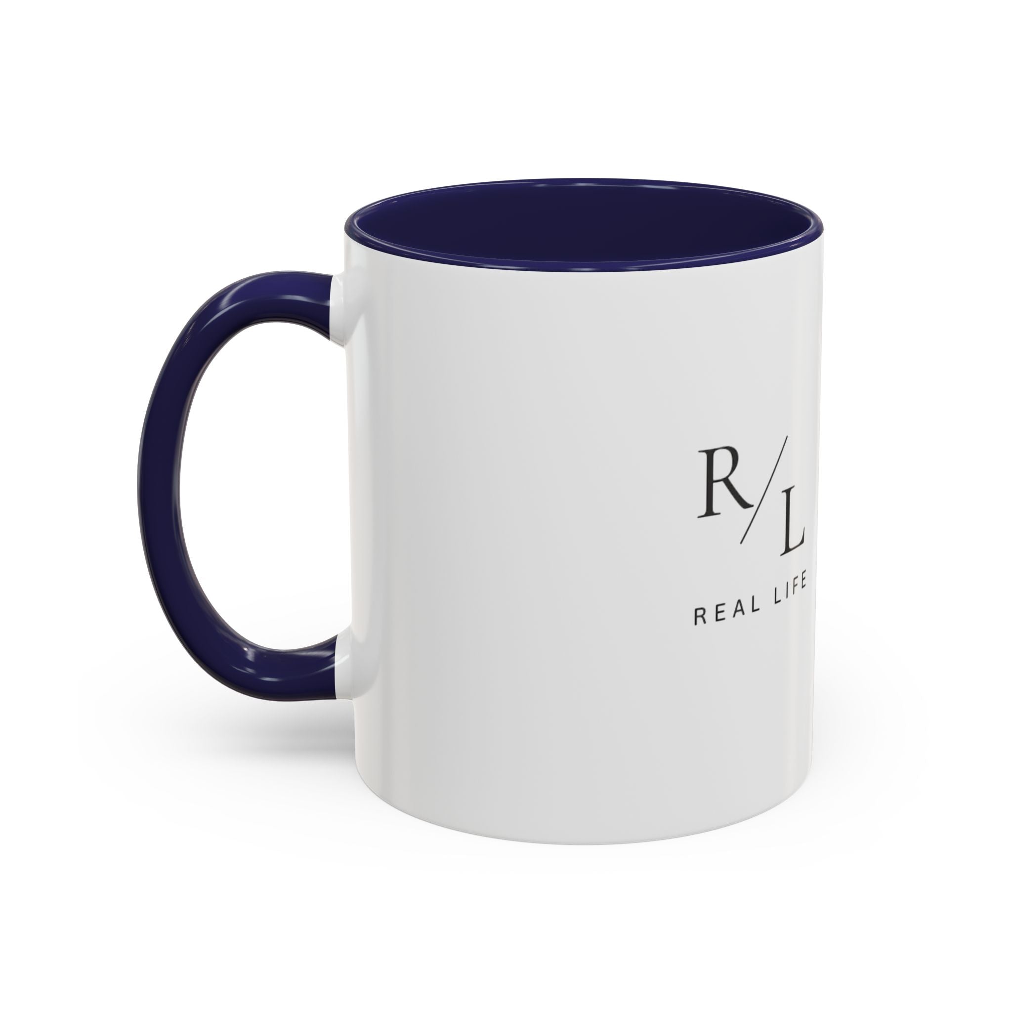 Real Life Unsubscribe Mug — Accent Coffee Mug with Dark-Humor Motivational Logo