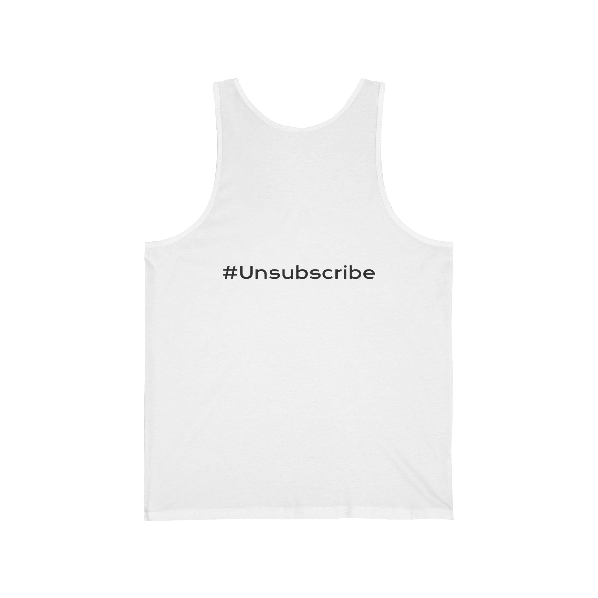 Dark Humor Gym Tank — "Unsubscribe From Adulting" Motivational Workout Tank