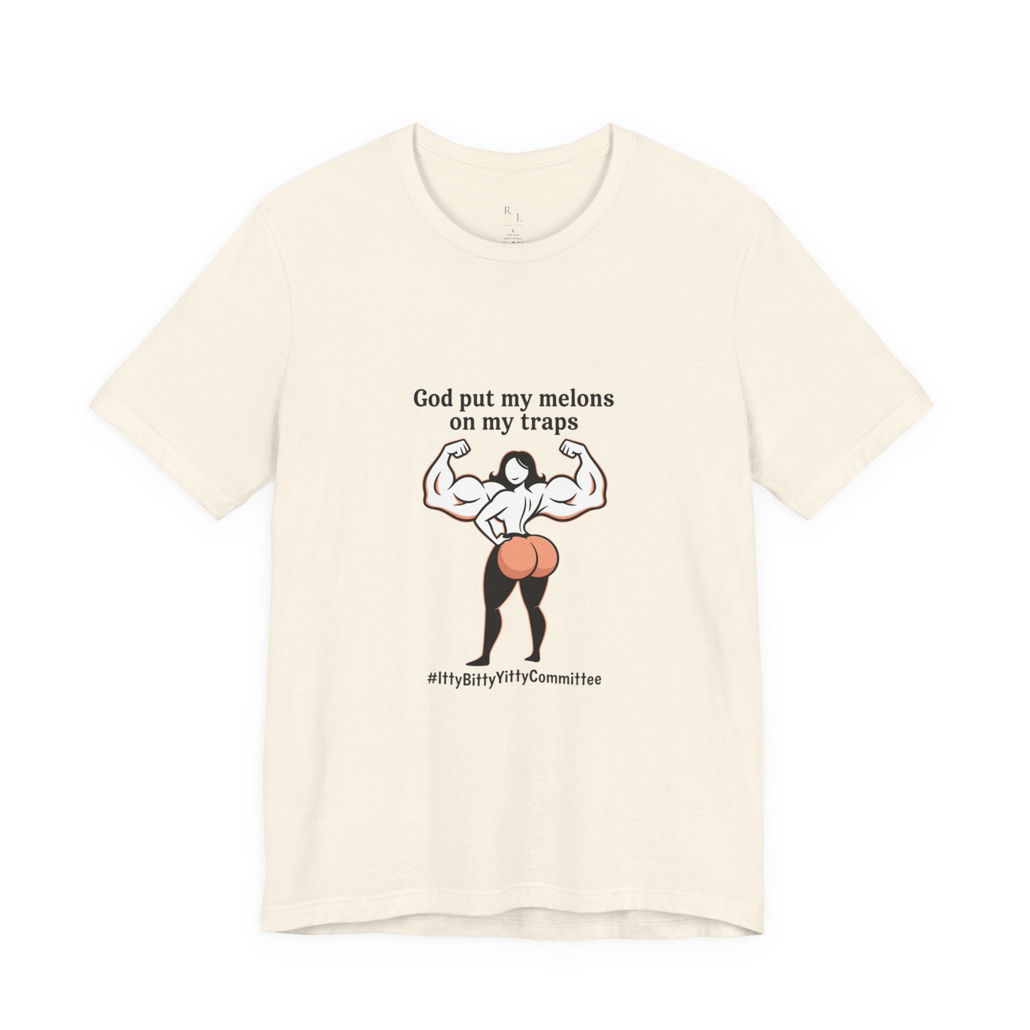 Real Life Motivational Tee — Embrace Your Size; Big Or Small