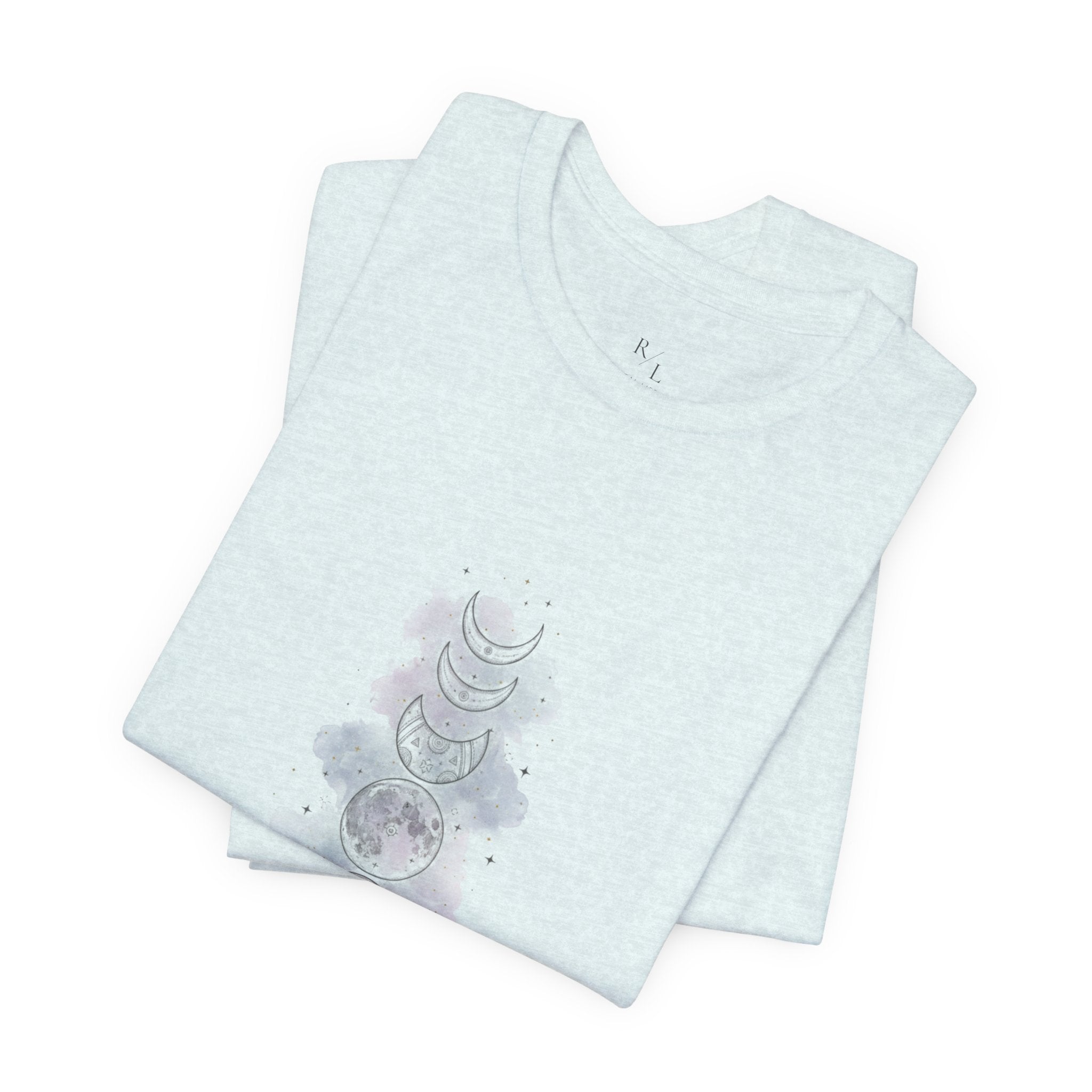 Moon Phase Tee — "This Too Shall Pass" Inspirational Short Sleeve Shirt